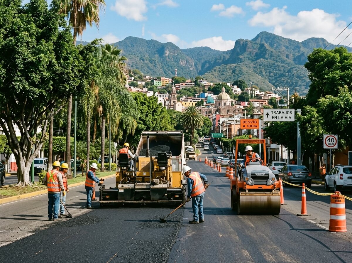 Obra pública en Cuernavaca